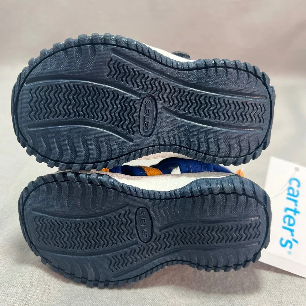 Carter's Metheor Toddler Sneaker Sandals Navy Blue Orange by Athletic Outdoor 4M